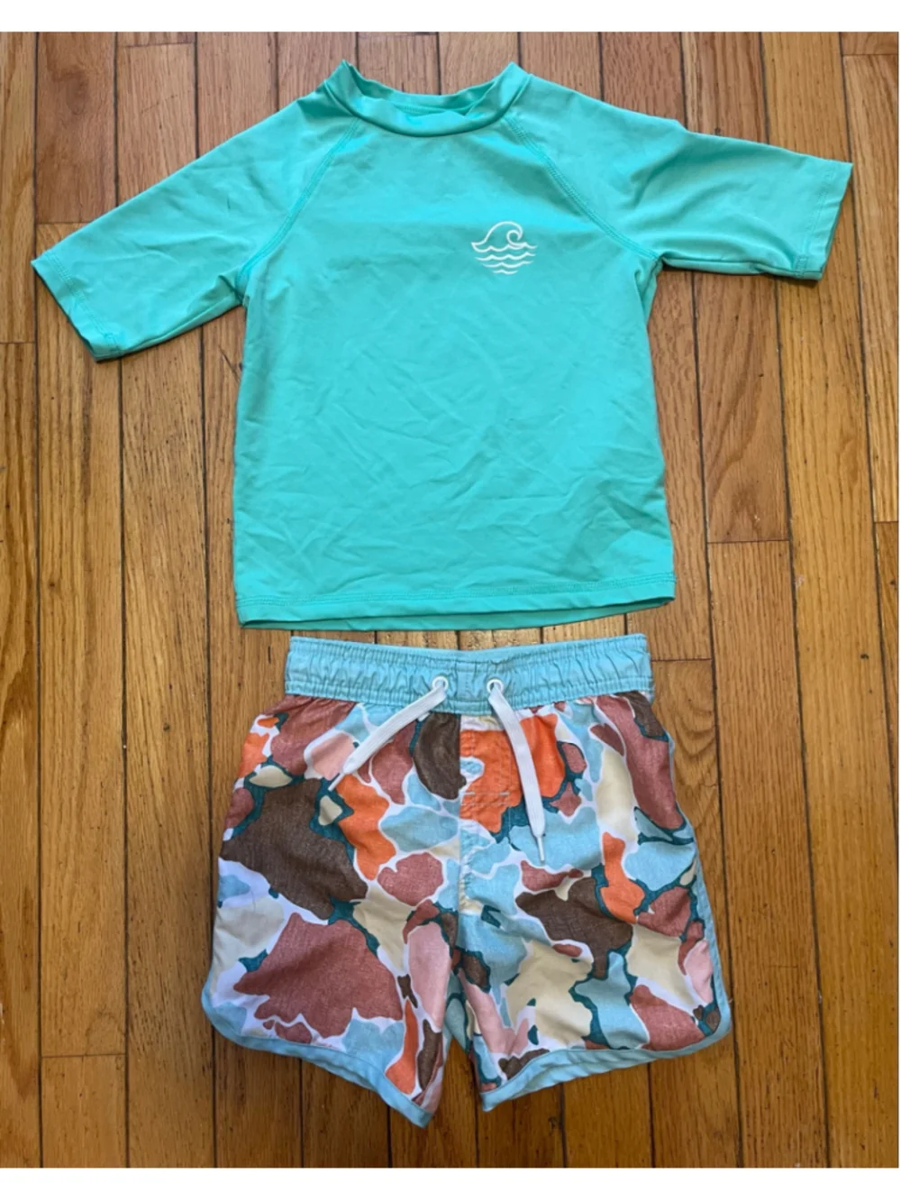 Target - Art Class Boys Swim Set XS (4/5) Turquoise Multi-color